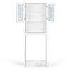 Costway Bathroom Spacesaver Over the Toilet Door Storage Cabinet Tower Organizer White - image 3 of 4