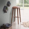 NicBex Mid-Century Modern Dining Chair/Bar Stool with Foam Cushion Linen Upholstery for Room Setting - 2 of 4