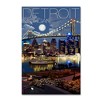 Trademark Fine Art -Lantern Press 'City 1' Canvas Art - 2 of 3