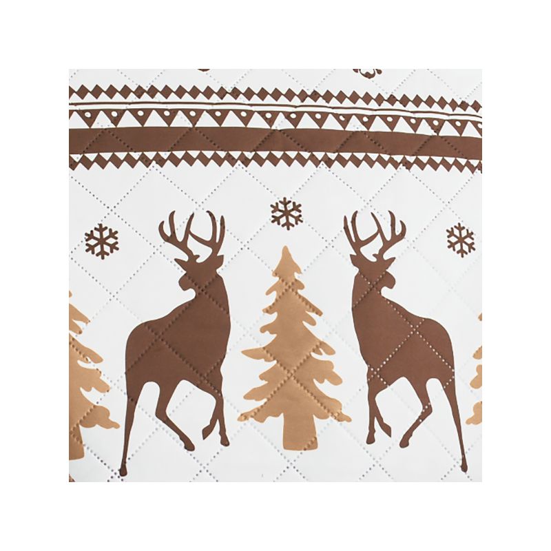 Collections Etc Nordic Snowflake Furniture Protector, 4 of 5