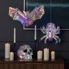 Seasonal LLC Prismatic Iridescent Skull 12", LED lights - 4 of 4