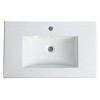 Dolonm 24 Inch White Bathroom Ceramic Sink Basin - 2 of 4