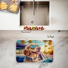 Stupell Industries Cool Puppy Tropical Sunset Printed Anti-Fatigue Floor Mat, design by Image World, 30"x18" - 2 of 4