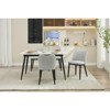 Swivel Bar Stools Set, Upholstered Barstools with Sturdy Metal Base, for Kitchen, Dining Room, Home Bar - 2 of 4