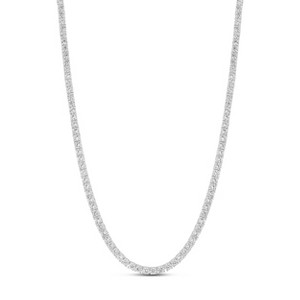SHYMI 3mm Classic Tennis Necklace — .925 Sterling Silver, 14k Gold-Plated - Rhodium Plated, Cubic Zirconia, Adjustable Chain - 1 of 1