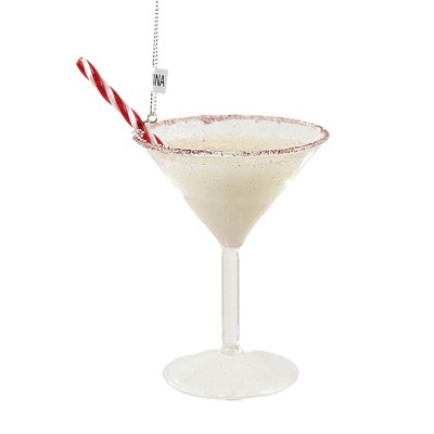 Holiday Ornament 5.5" Festive Martini Christmas Party Drink  -  Tree Ornaments