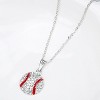 Baseball Earrings for Women Sport Game Accessories Diamond Baseball Necklace Jewelry Gifts for Women - 4 of 4