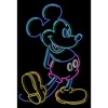 Girl's Mickey & Friends Neon Mickey Crop T-Shirt - 2 of 3