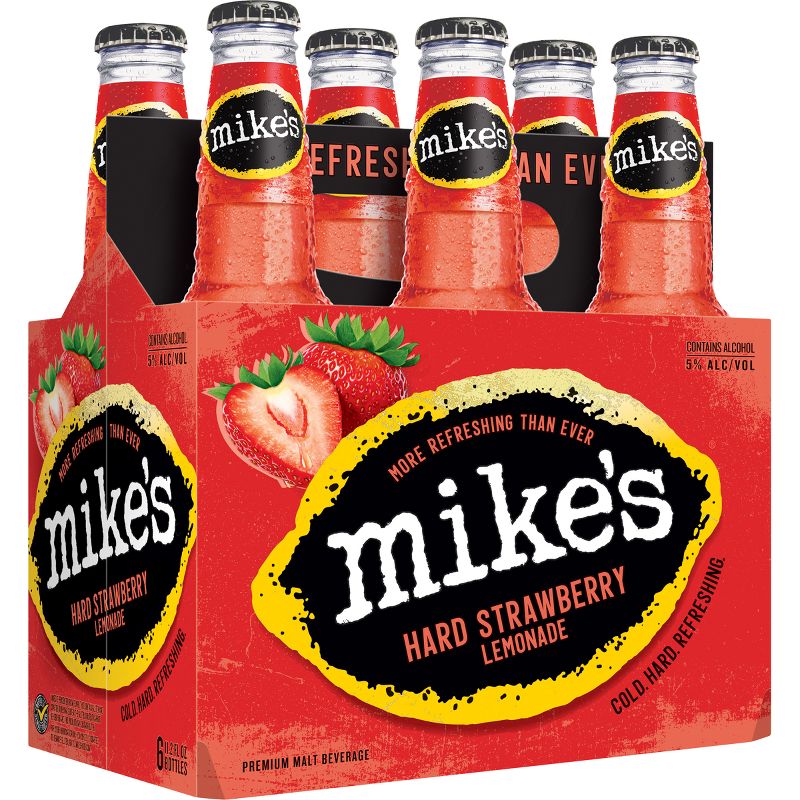 Mike&#39;s Hard Strawberry Lemonade - 6pk/11.2 fl oz Bottles, 6 of 7