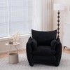 Sharp-Angle Modern Chair with Ergonomic Design and Multifunctional Use for Living Room, Bedroom, Office - 3 of 4