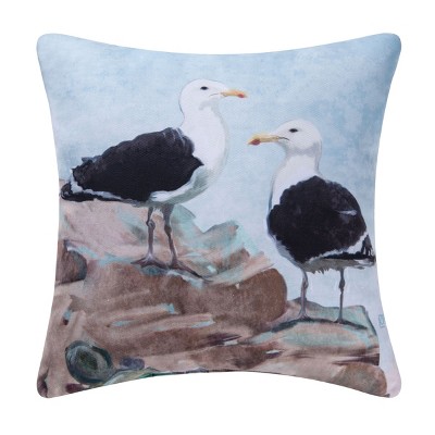 C&F Home 18" x 18" Seagulls Indoor/Outdoor Pillow