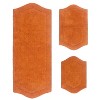 Waterford Tufted Bath Rug, Extra Soft and Absorbent, Non-Slip, Machine Wash, bath rug for Bathroom, 3 Pcs Set with Runner, Terracotta - 2 of 4