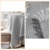 Unique Bargains Waffle Tablecloths with Tassel for Indoor Outdoor, Kitchen Dining Farmhouse Camping Parties - 4 of 4