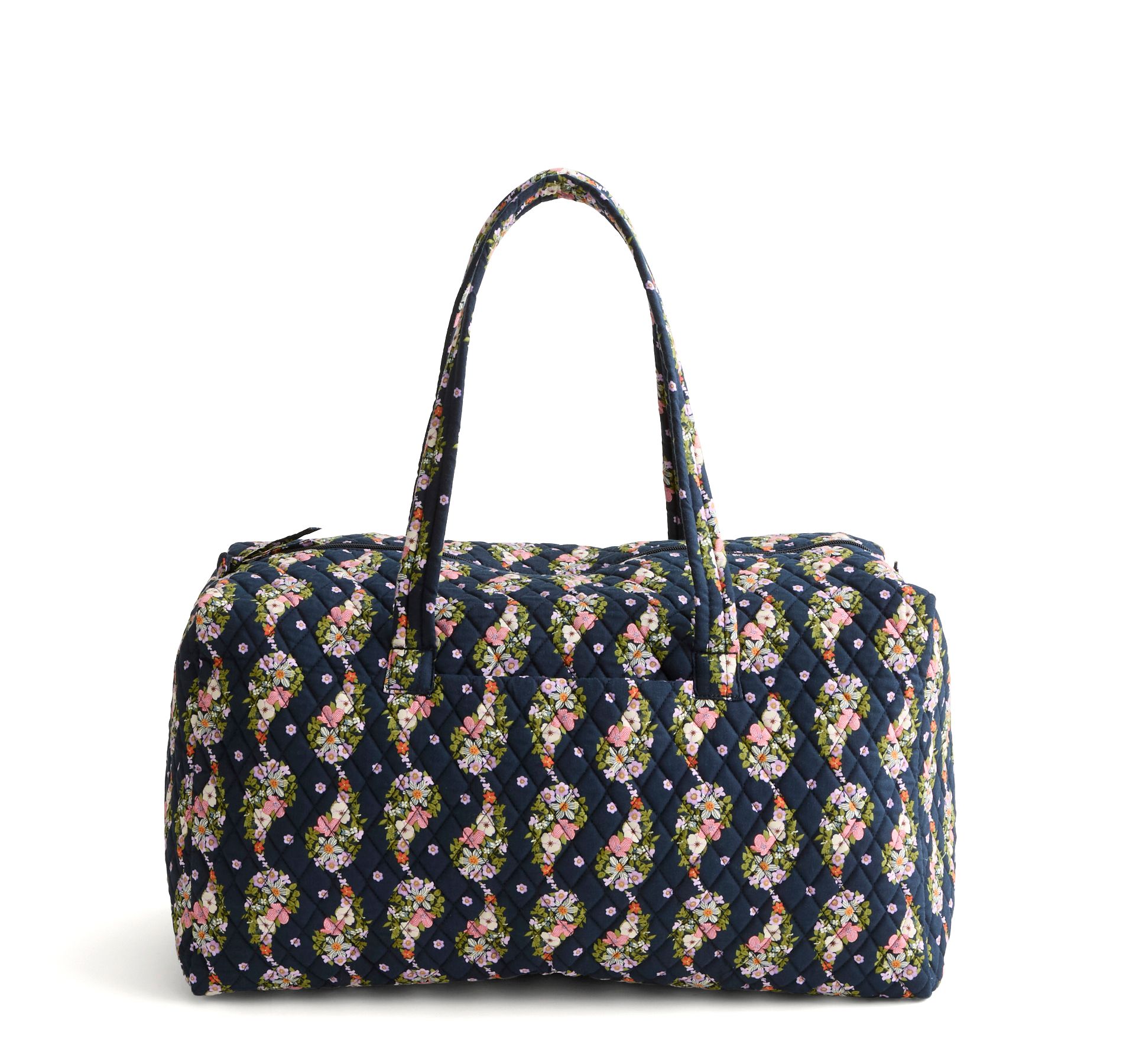 Vera Bradley Women's Outlet Cotton Large Travel Duffel Bag Paisley Rain