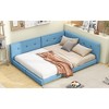 Full Size Upholstered Platform Bed with USB Ports for Bedroom - 4 of 4
