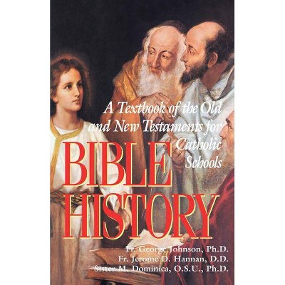 Bible History - by  George Johnson & Ph D Rev George Johnson & Ph D J C D Rev Jerome D Hannan (Paperback)