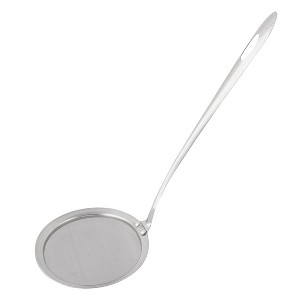 Unique Bargains Home Stainless Steel Oil Spice Flour Sediment Mesh Strainer Silver Tone 3.9 Dia 1 Pc - 1 of 4