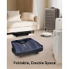 LUGGEX Suitcases with Wheels Travel Duffle Bag Large Black - 2 of 4