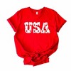 Simply Sage Market USA Distressed Stars Short Sleeve Tee - 3 of 4