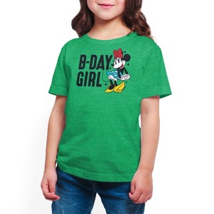 Girls' - Disney - B-Day Girl Short Sleeve Graphic T-Shirt - 1 of 4