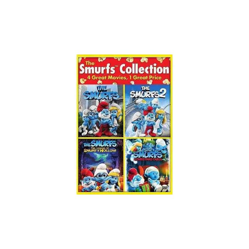 The Smurfs 2/The Smurfs/The Smurfs: The Legend of Smurfy Hollow/The Smurfs Christmas Carol (DVD)(2015), 1 of 2