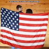 Catalonia Patriotic US Flag Blanket, American National Flag Throws, Fuzzy Plush Soft Fleece Blanket for Memorial Day 4th of July Citizenship Veteran - 2 of 4