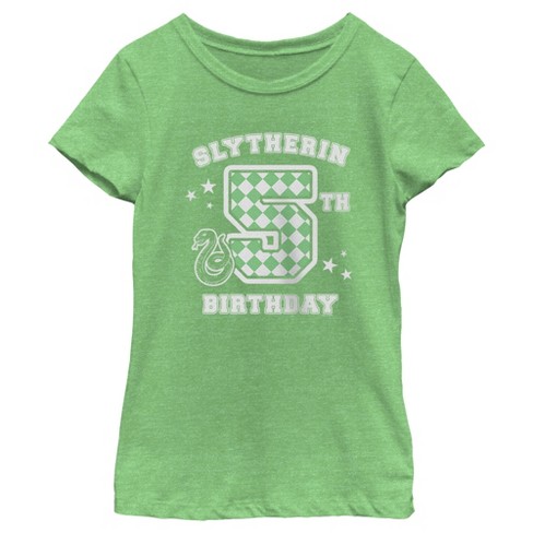 Girl's Harry Potter Slytherin 5th Birthday T-Shirt - image 1 of 4