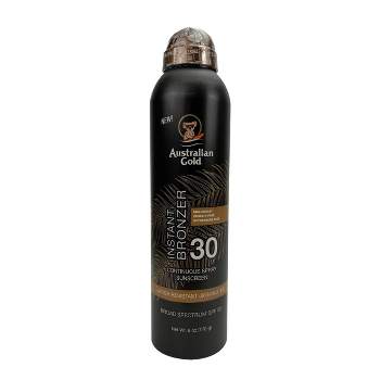 Australian Gold Continuous Sunscreen Spray with Bronzer - SPF 30 - 6 fl oz