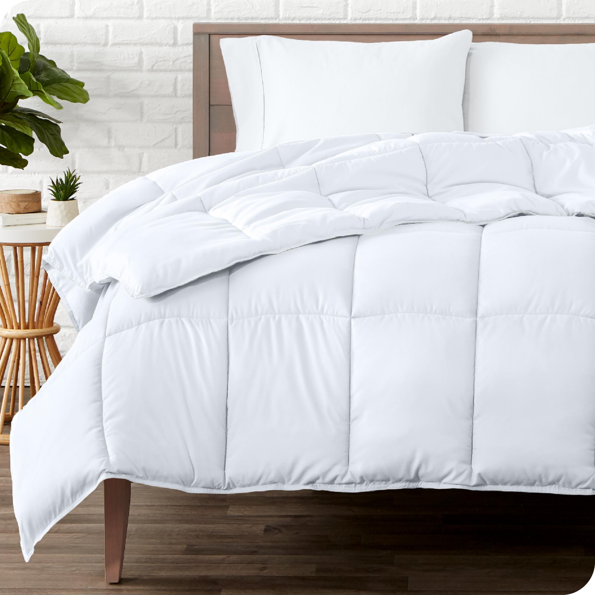 All-Season Easy Care Comforter Duvet Insert by Bare Home - King, White