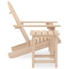 vidaXL Patio Adirondack Chair with Table Solid Fir Wood - 3 of 4