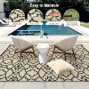 Outdoor Plastic Straw Rug Reversible Portable Rug, UV Resistant Waterproof Outside Carpet for RV Camping Picnic Beach Porch - 4 of 4