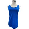 Women's Double Scoop Neck Tank - Multiples - 4 of 4