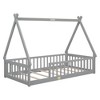 YOOCOZZ Twin Size Tent-shaped Bed with Safety Guardrails - 4 of 4