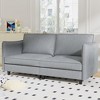 NicBex Modern Minimalist Comfy Fabric Loveseat Sofa Couch with Side Pockets,2-Seat Lounge Sofa for Living Room,Apartment - 3 of 4