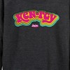 Women's - Barbie - Kenrgy 70s Lightweight French Terry Wide Neck Long Sleeve Shirt - 2 of 4