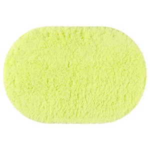 Unique Bargains Shower Bathtub Spa Floors Absorbent Soft Thick Shag Bath Mat 1 Pc - 1 of 4
