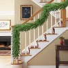 Puleo 20'x10" Missouri Spruce Artificial Green Christmas Garland - 3 of 4