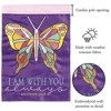 Dicksons I Am With Your Always Purple Butterfly Embroidered 13 x 18 Polyester Outdoor Hanging Garden Flag - 2 of 2