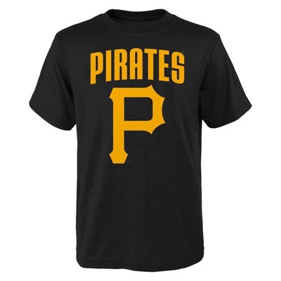 MLB Pittsburgh Pirates Boys' Oversize Graphic Core T-Shirt - L