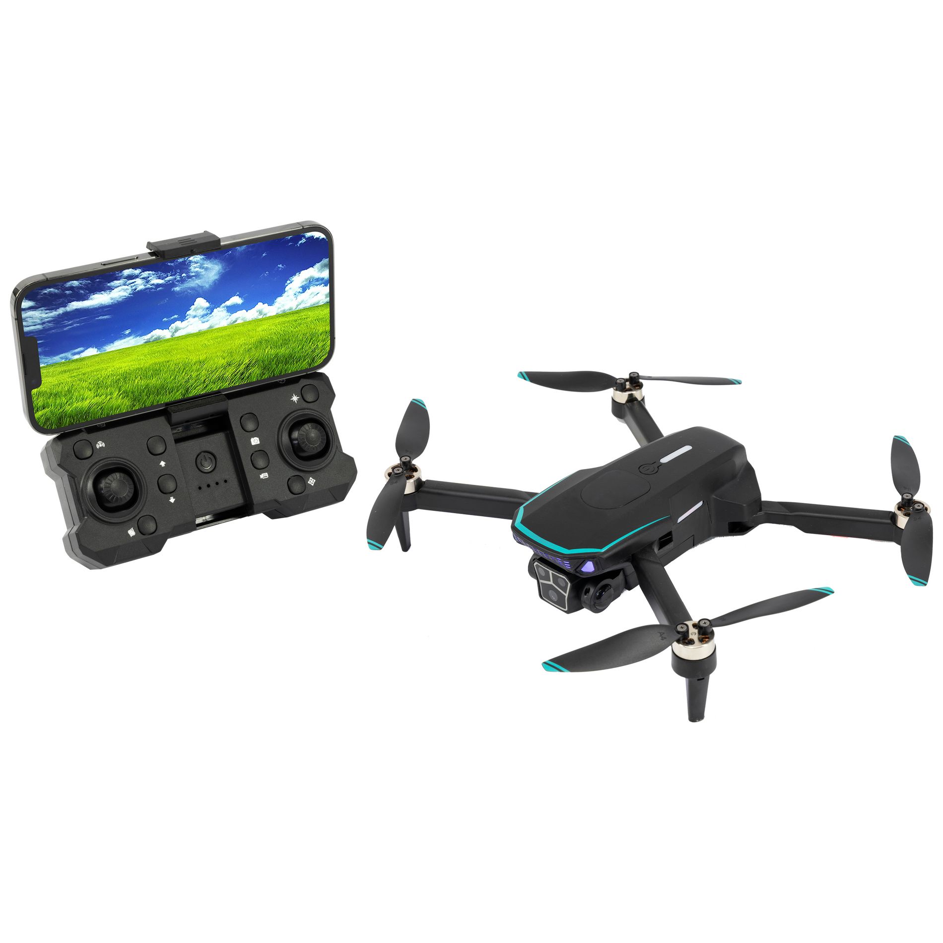 Sky Rider XG-34 Neith Foldable Brushless Drone with GPS and Wi-Fi Camera, DRWG534B