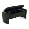 NicBex Rectangular Polyester Storage Ottoman Bench,Upholstered Storage Ottoman with Hidden Storage,Storage Bench for Living Room,Bedroom - 2 of 4