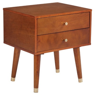 light walnut nightstand