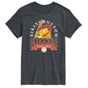 Men's - Spongebob Squarepants - Baseball Bikini Bottom Sluggers Little League Short Sleeve Graphic T-Shirt - 1 of 4