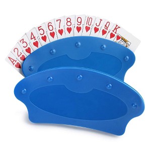 LotFancy Playing Card Holder for Adults Kids Seniors, 2Pack Card Holders for Playing Cards - 1 of 4