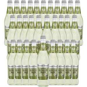 Fever Tree Ginger Beer- Premium Quality Mixer - Refreshing Beverage for Cocktails & Mocktails 500ml Bottles - 1 of 4