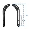 Mount-It! Universal Sound Bar TV Mount Bracket For Mounting Above & Under TV | For Sonos, Samsung, Sony, Vizio | Adjustable Arm Fits 32 to 70 Inch TVs - 4 of 4