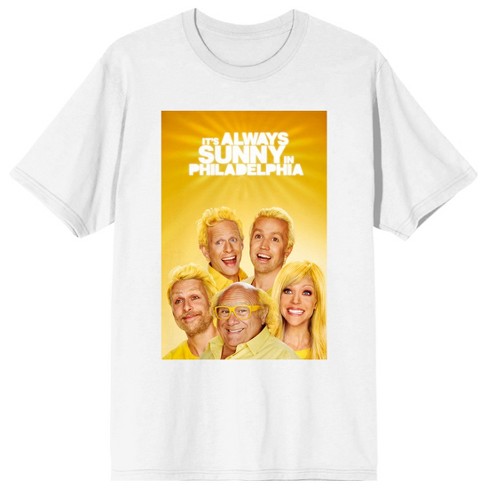 It s Always Sunny In Philadelphia Key Art Crew Neck Short Sleeve Women s White T shirt Target