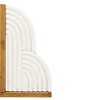 Set of 2 Cloud Bookends White Wood & MDF by Foreside Home & Garden - image 3 of 4