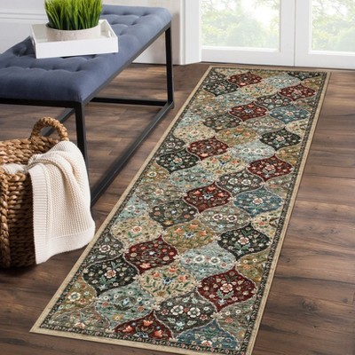Vintage Distressed Rugs Machine Washable Area Rug
