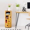 Haitral 4 Drawer Barrel Nightstand Yellow - 3 of 4